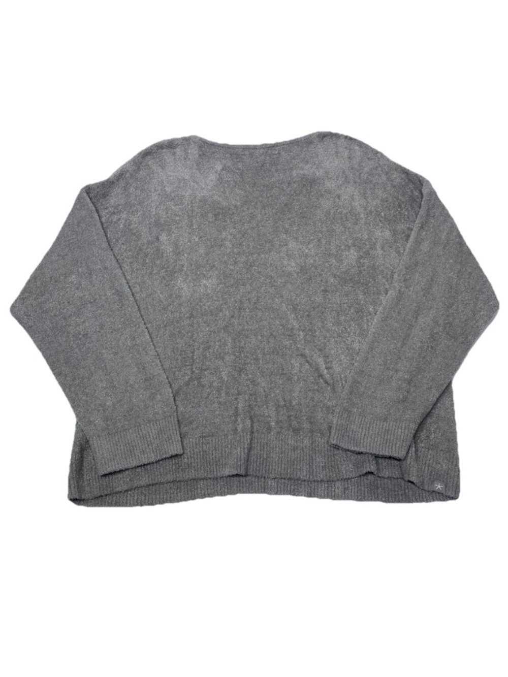 Barefoot Dreams Gray V- Neck Pullover Sweater Women’s Size 2X Petite - Picture 2 of 8